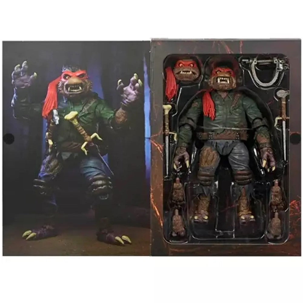 Figura Raphael As Wolf Man Ultimate - TMNT x Universal Monster Neca