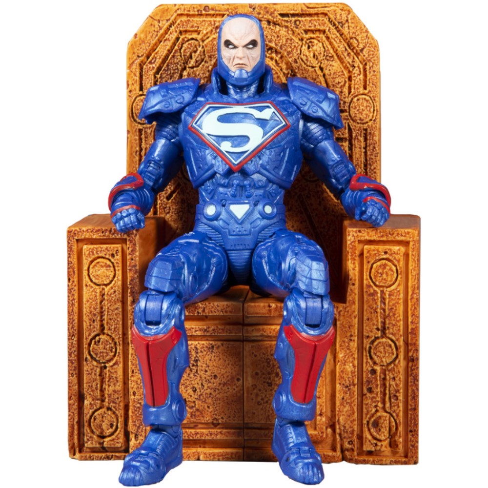 Figura Lex Luthor Power Suit (Blue) - Justice League: The Darkseid War Dc Multiverse Mcfarlane