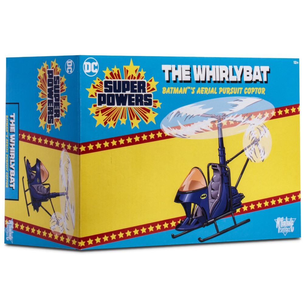 Vehiculo Whirlybat Batman's Aerial Pursuit Copter - Dc Super Powers Mcfarlane