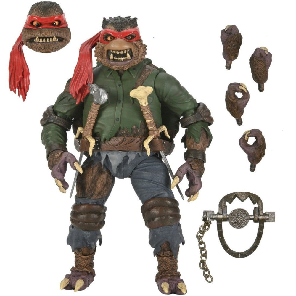 Figura Raphael As Wolf Man Ultimate - TMNT x Universal Monster Neca