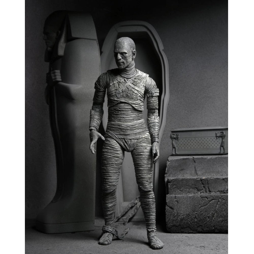 Figura The Mummy Ultimate (B&W - The Mummy Universal Monster Neca