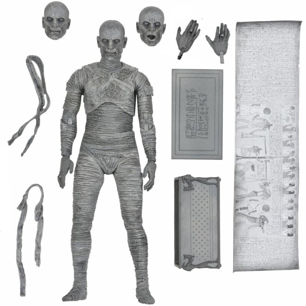 Figura The Mummy Ultimate (B&W - The Mummy Universal Monster Neca