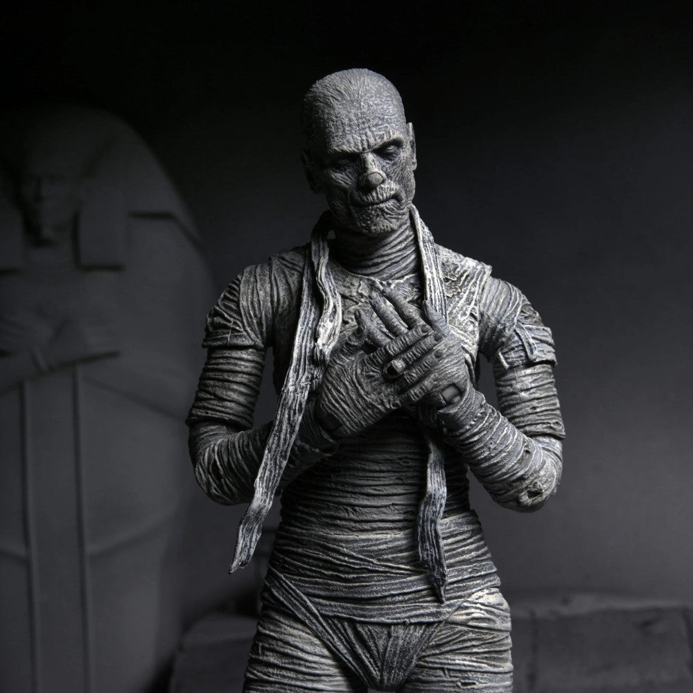 Figura The Mummy Ultimate (B&W - The Mummy Universal Monster Neca