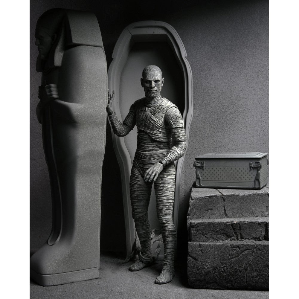 Figura The Mummy Ultimate (B&W - The Mummy Universal Monster Neca