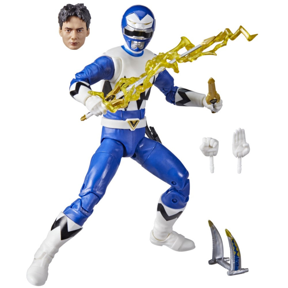 Figura Lost Galaxy Blue Ranger - Power Ranger Lightning Collection Hasbro