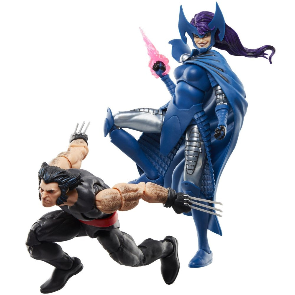 Pack De Figuras Wolverine & Psylocke - Wolverine 50 Years Marvel Legends Hasbro
