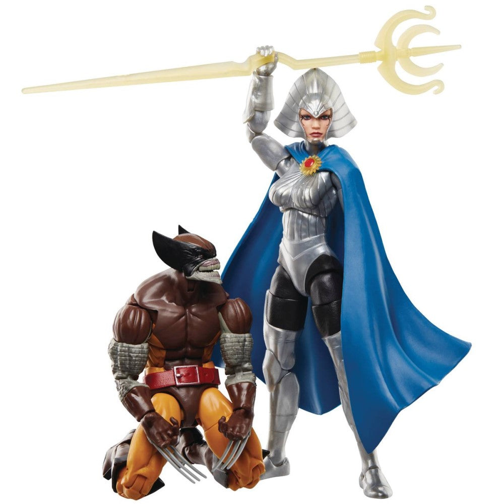 Pack De Figuras Wolverine & Lilandra - Wolverine 50 Years Marvel Legends Hasbro