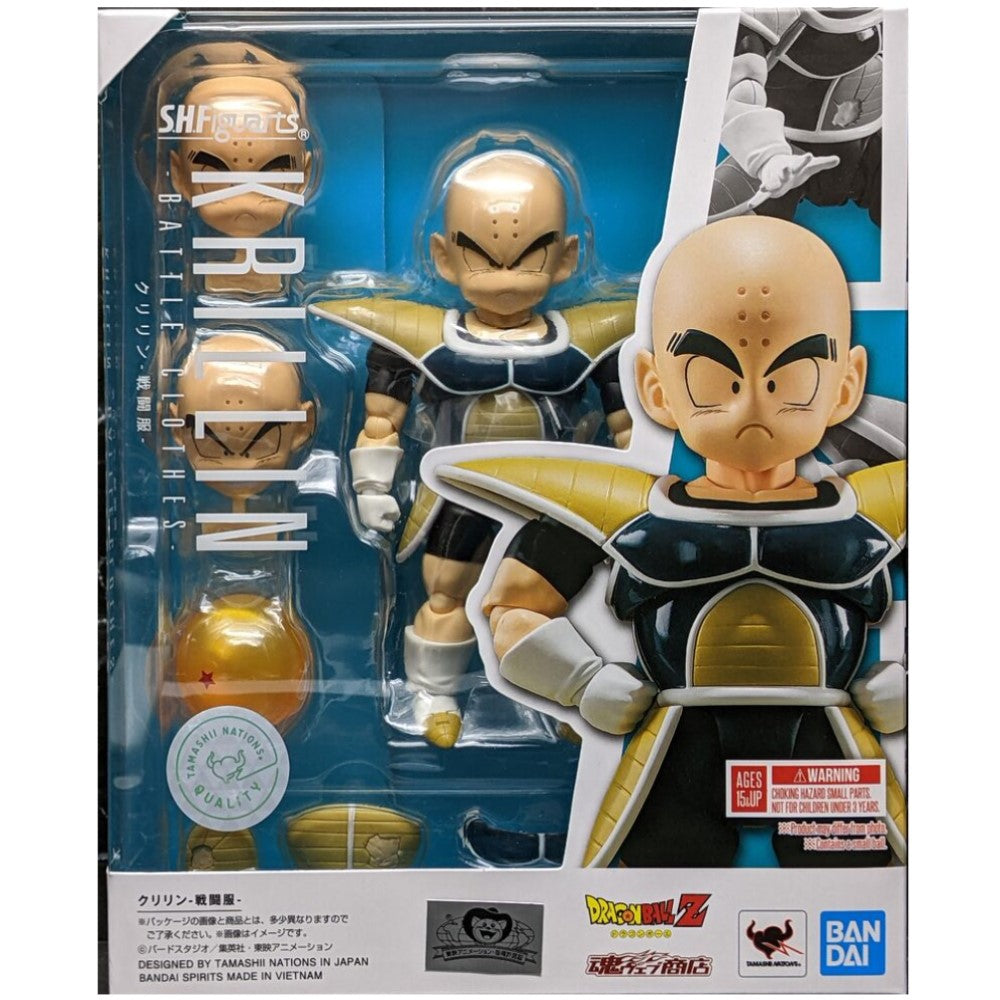Figura Krillin Battle Clothes - Dragon Ball Z S.H. Figuarts Bandai