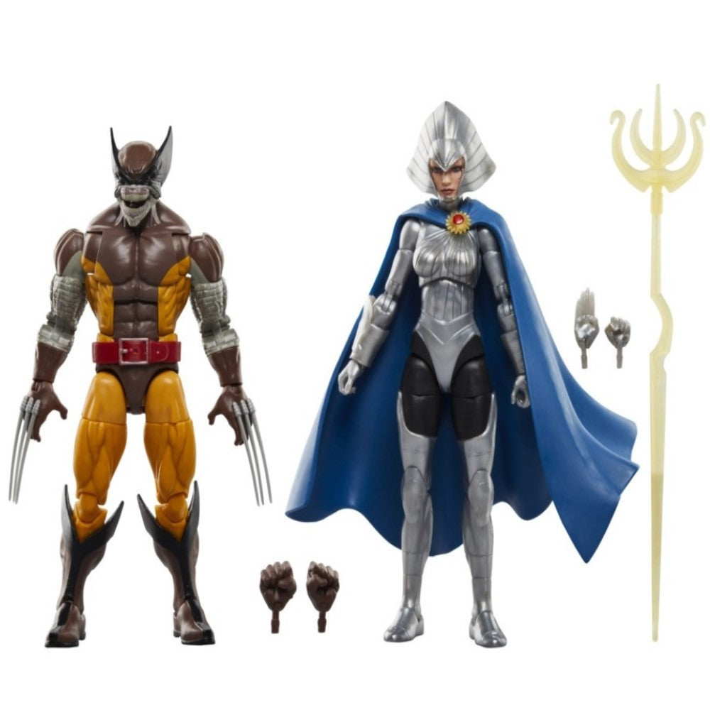 Pack De Figuras Wolverine & Lilandra - Wolverine 50 Years Marvel Legends Hasbro