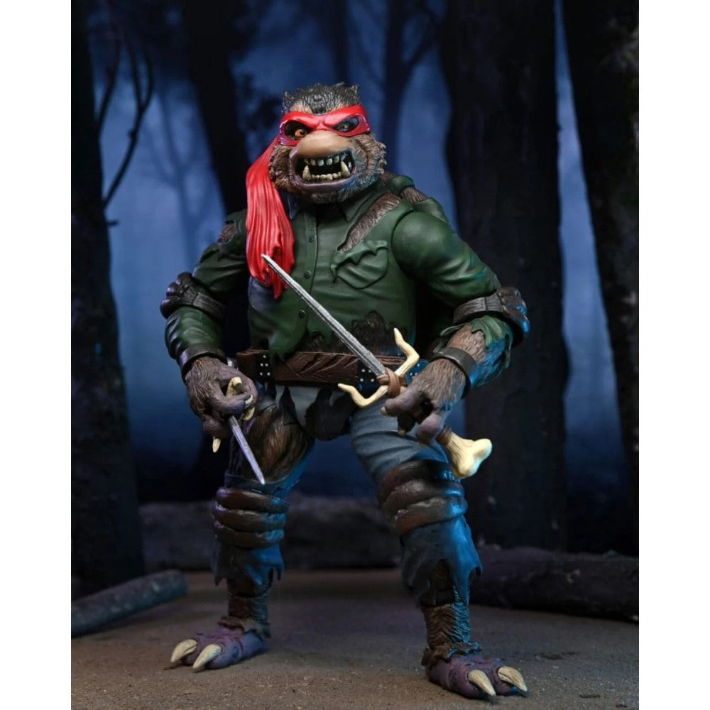 Figura Raphael As Wolf Man Ultimate - TMNT x Universal Monster Neca