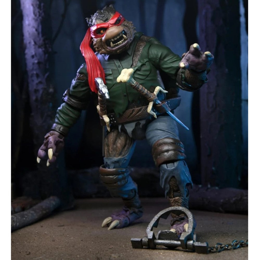 Figura Raphael As Wolf Man Ultimate - TMNT x Universal Monster Neca