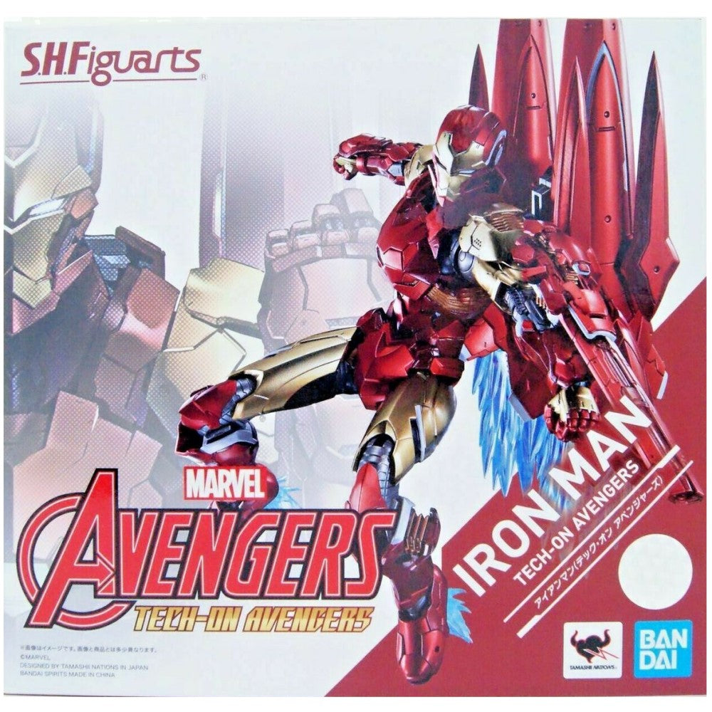 Figura Iron Man - Tech-On Avengers S.H. Figuarts Bandai