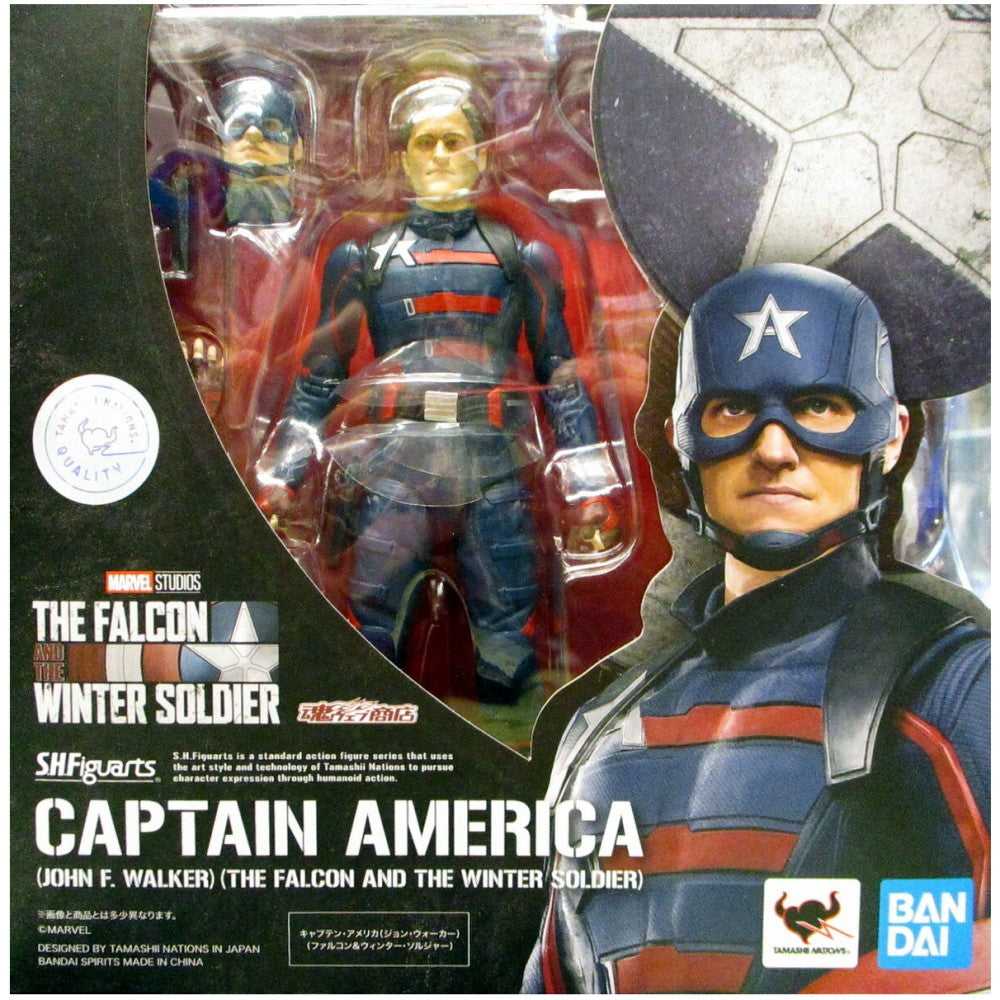 Figura Capitan America John F. Walker - The Falcon And The Winter Soldier S.H. Figuarts Bandai