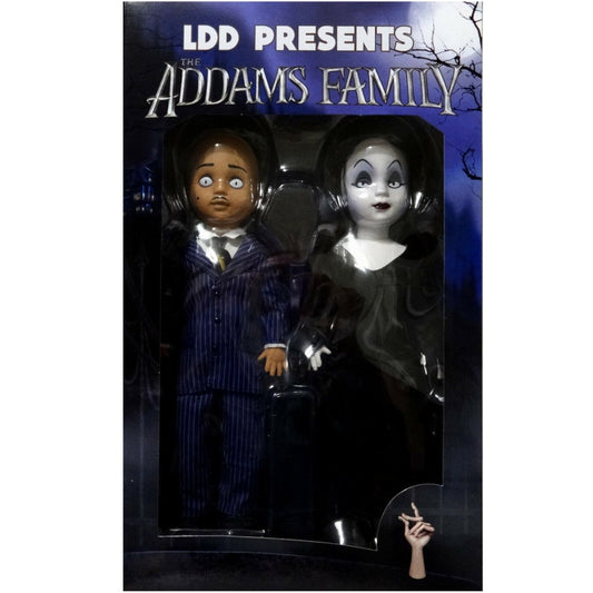 Figura Gomez And Morticia - The Addams Family Living Dead Dolls Mezco Toyz