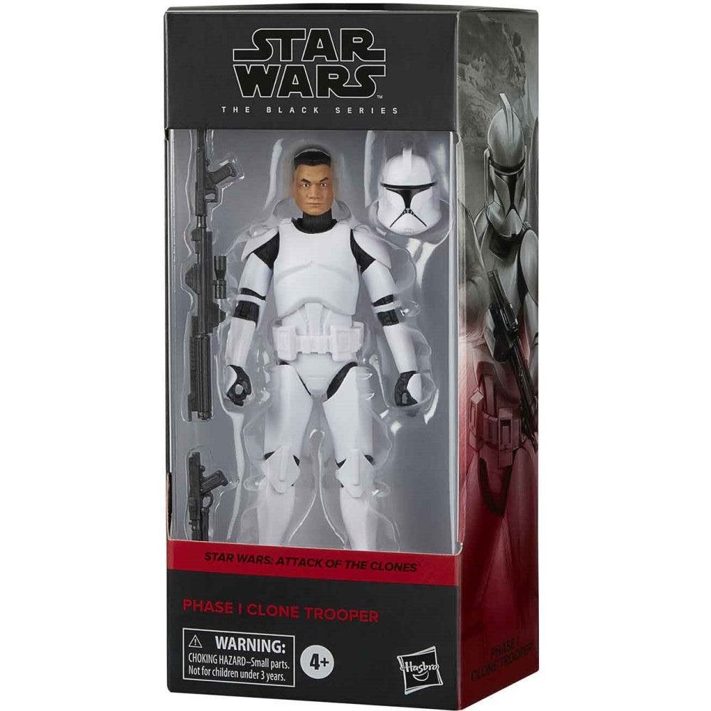Figura Phase I Clone Trooper - Star Wars: Attack Of The Clones The Black Series Hasbro