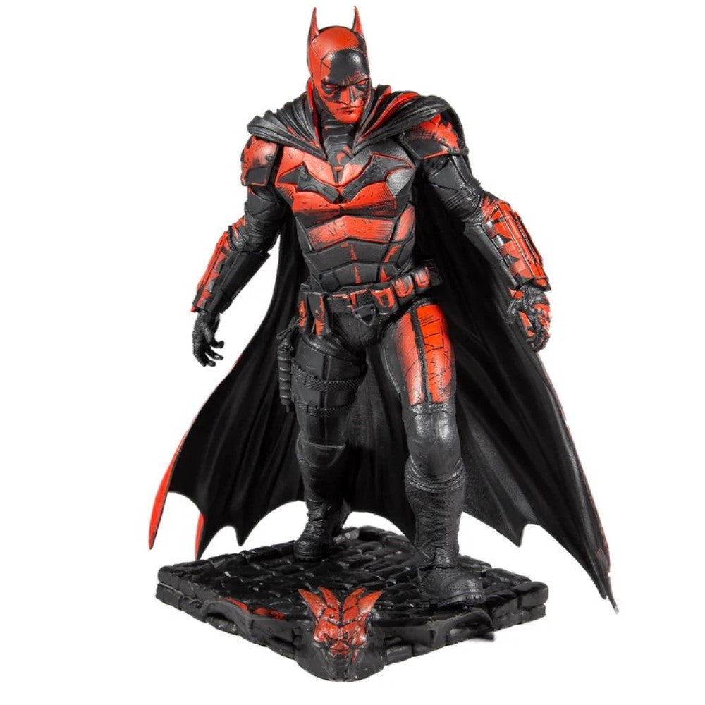 Estatua Posada Batman - The Batman Gold Label Dc Multiverse Mcfarlane