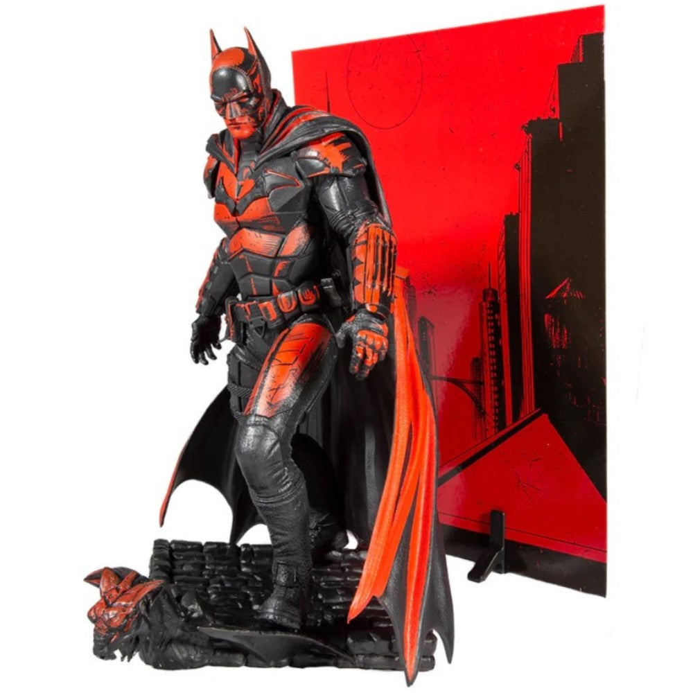 Estatua Posada Batman - The Batman Gold Label Dc Multiverse Mcfarlane