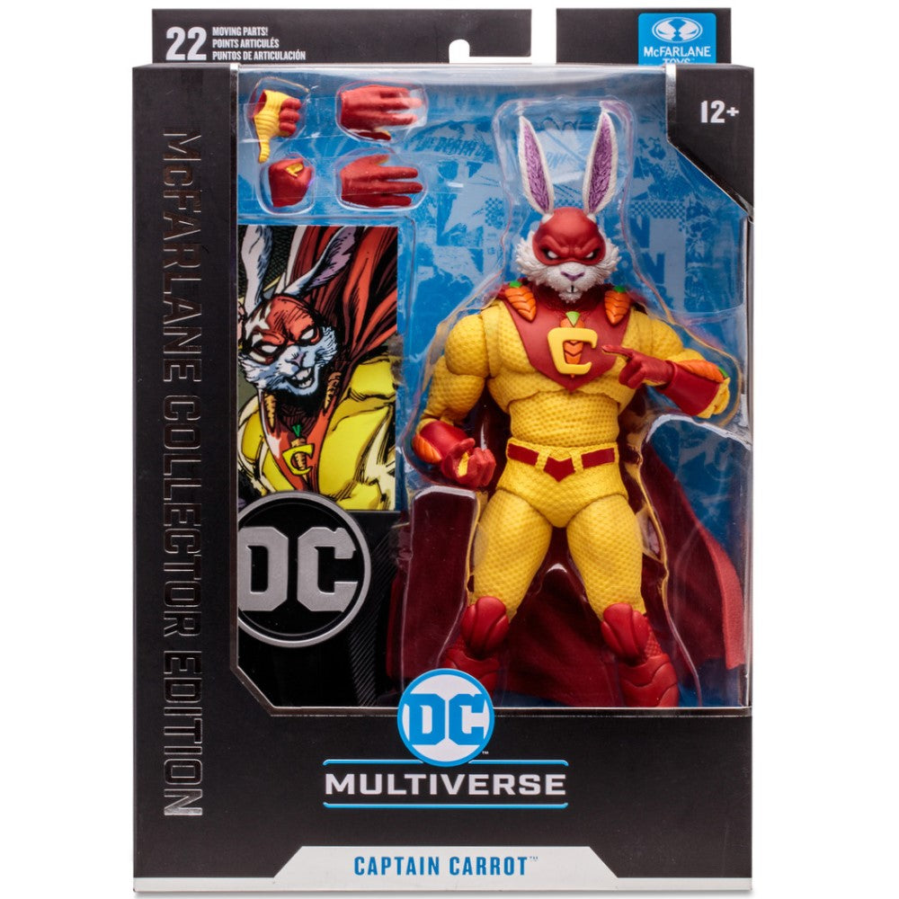 Figura Captain Carrot - Justice League Incarnate Dc Multiverse Collector Edition Mcfarlane