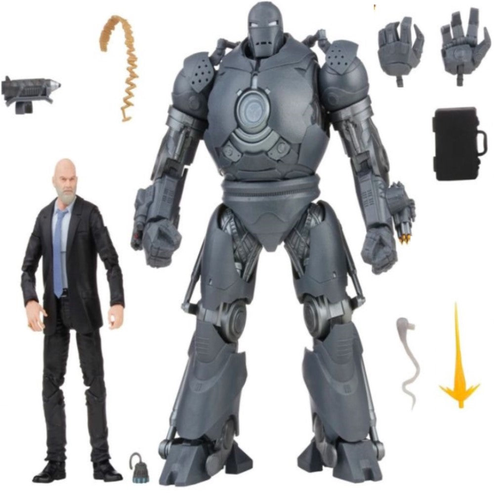 Pack De Figuras Obadiah Stane & Iron Monger - Infinity Saga Marvel Legends Hasbro