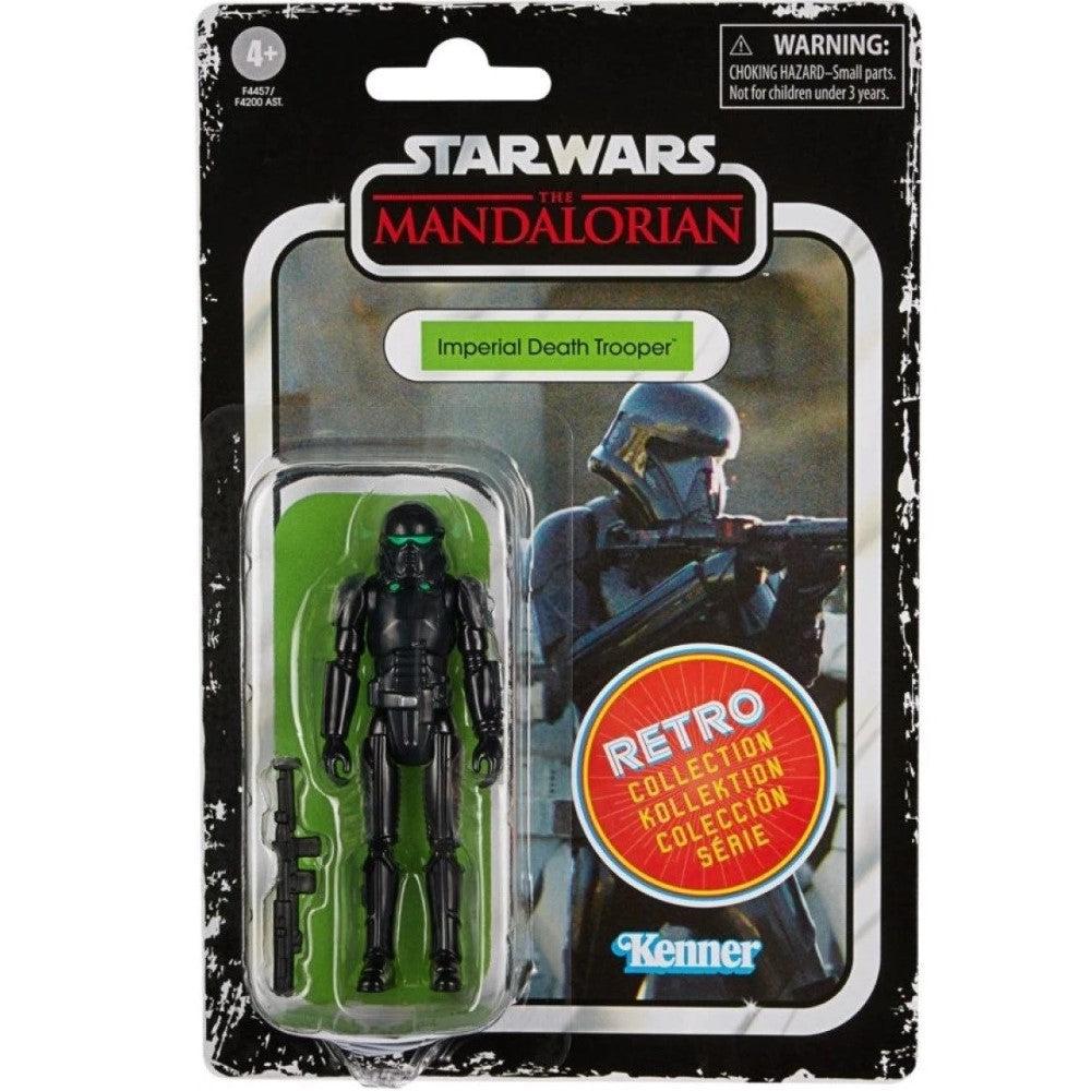 Figura Imperial Death Trooper - Star Wars: The Mandalorian Retro Collection Hasbro