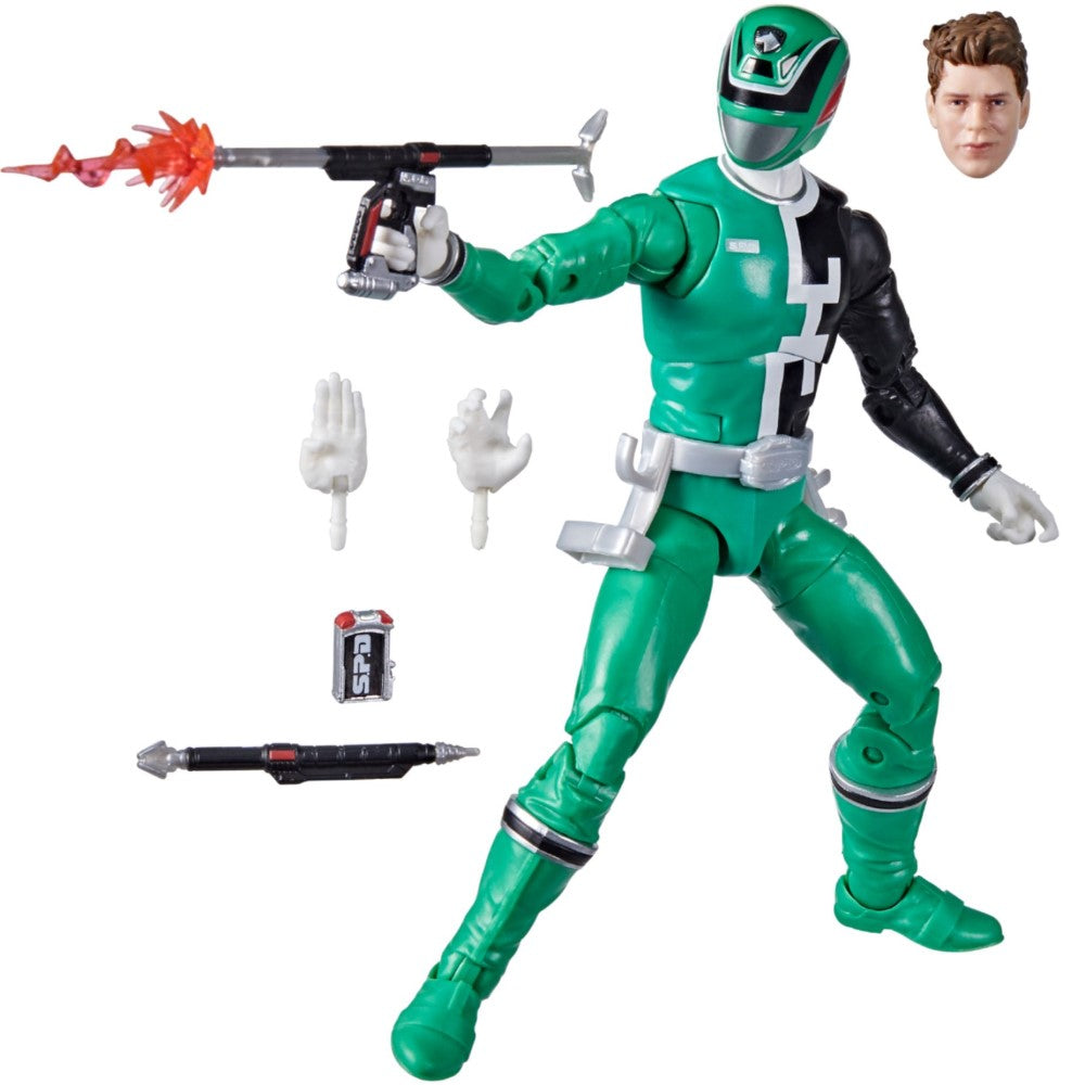 Figura S.P.D Green Ranger - Power Ranger Lightning Collection Hasbro