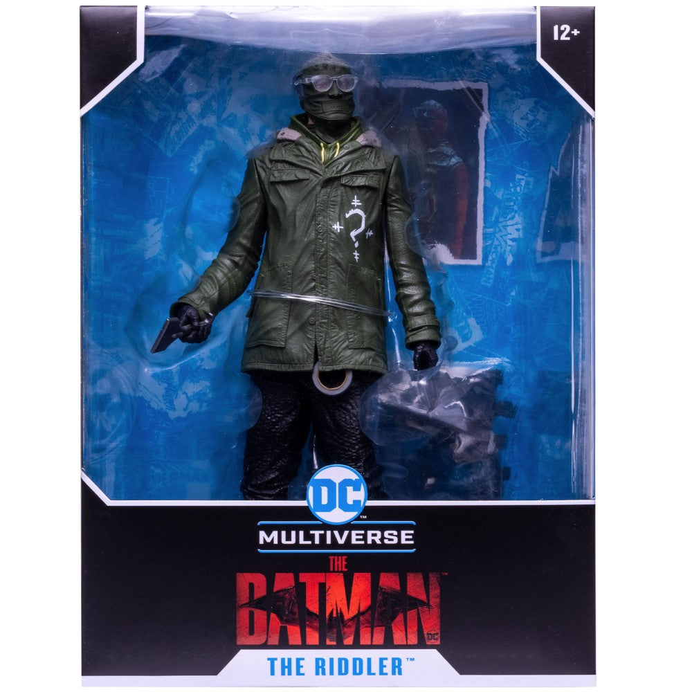 Estatua Posada The Riddle - The Batman  Dc Multiverse Mcfarlane