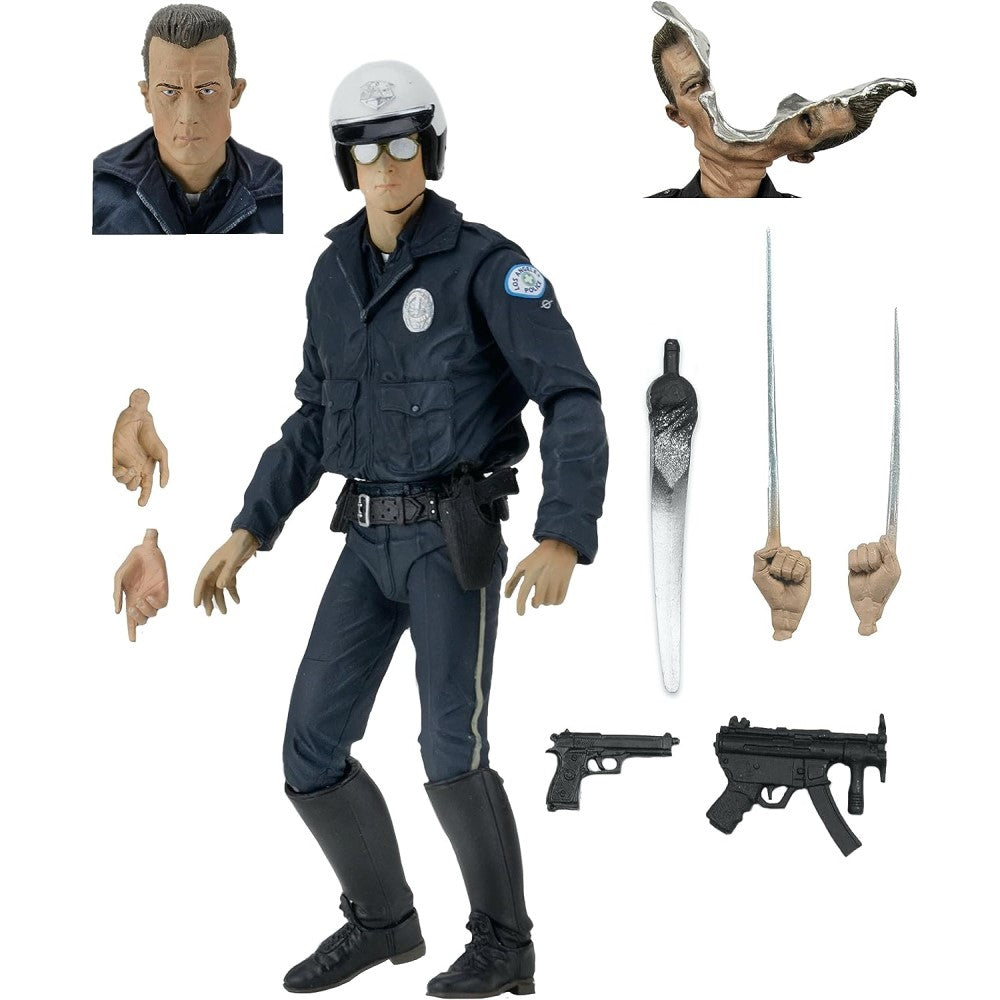 Figura T-1000 Motorcycle Cop Ultimate - Terminator 2 Judgment Day Neca