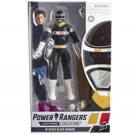 Figura In Space Black Ranger - Power Rangers Lightning Collection Hasbro