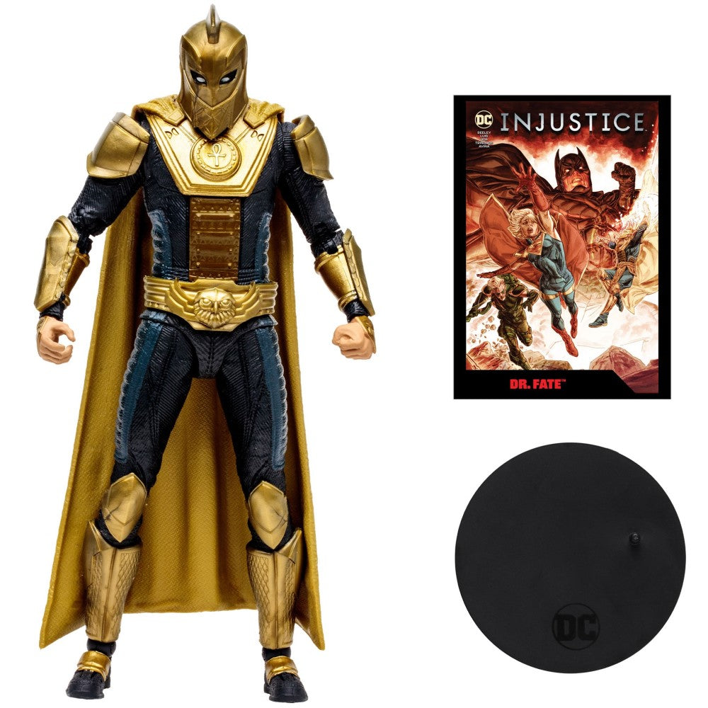 Figura Dr. Fate + Comic En Ingles - Injustice 2 Page Punchers Mcfarlane