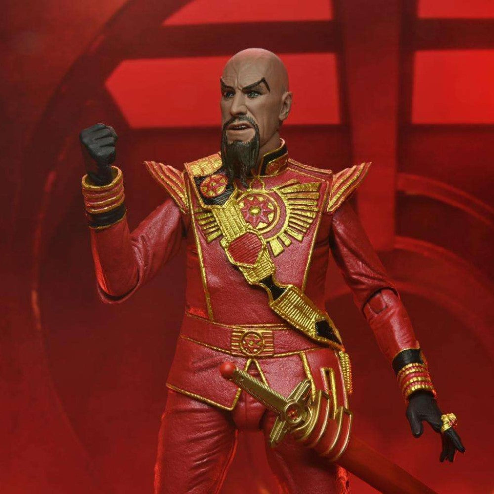 Figura Ming The Merciless (Military Suit) Ultimate - Flash Gordon (1980) Neca