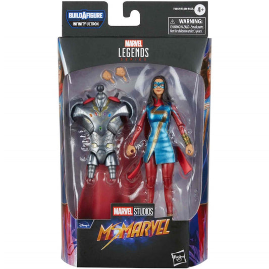 Figura Ms Marvel - Ms marvel Baf Infinity Ultron Marvel Legends Hasbro