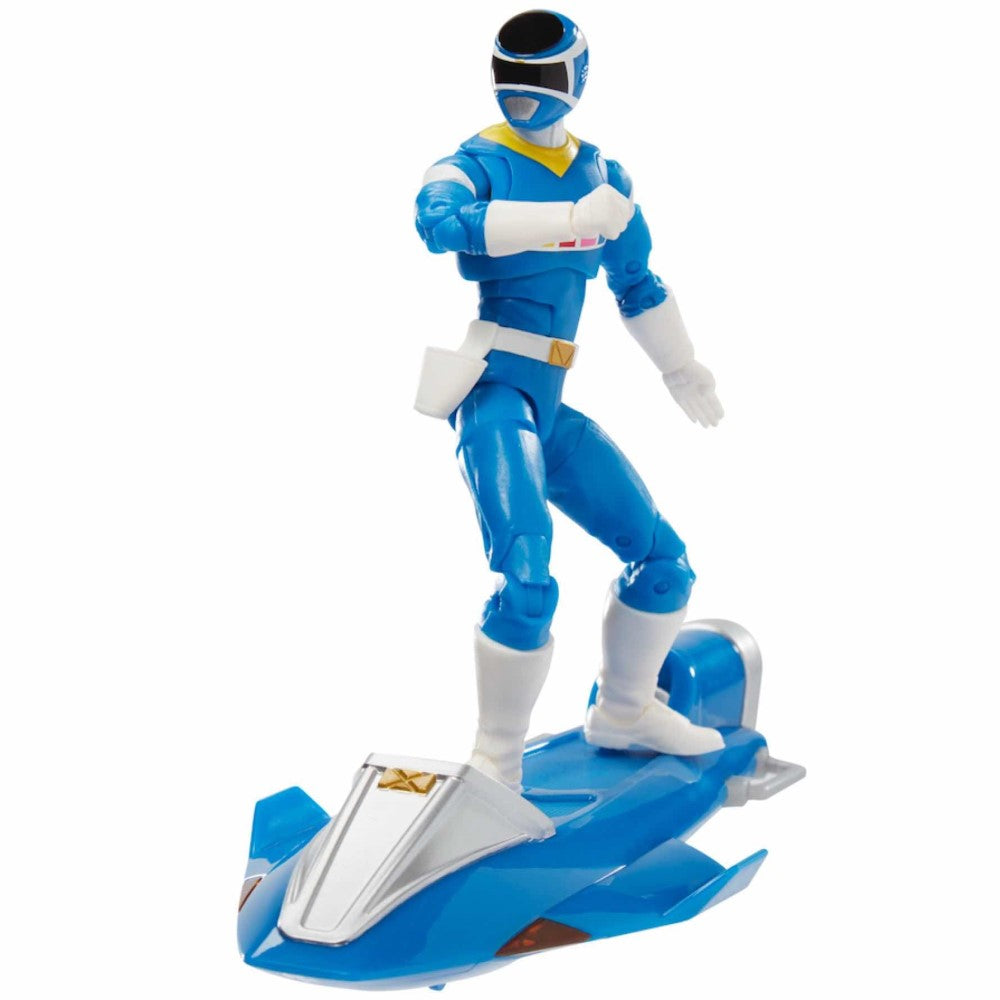 Figura In Space Blue Ranger Y Deslizador Galactico - Power Ranger Lightning Collection Hasbro