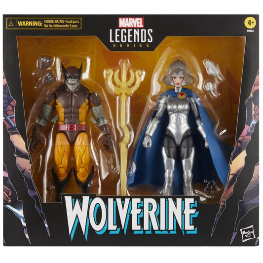 Pack De Figuras Wolverine & Lilandra - Wolverine 50 Years Marvel Legends Hasbro