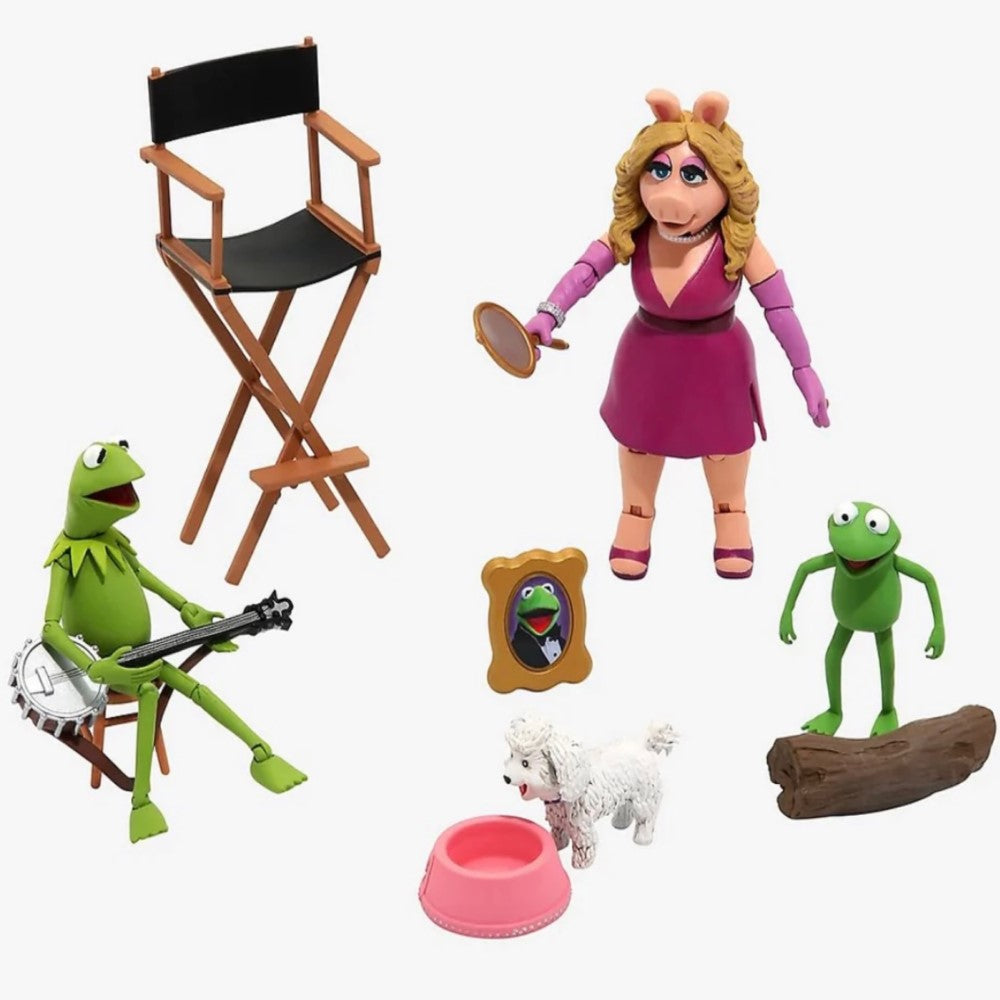 Figuras De Kermit And Miss Piggy - The Muppets Select Toys