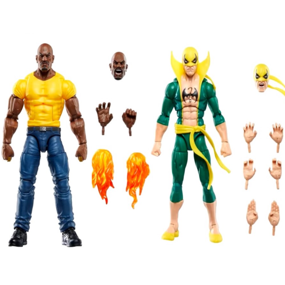 Pack De Figuras Iron Fist & Luke Cage - Celebrating 85 Years Marvel Legends Hasbro