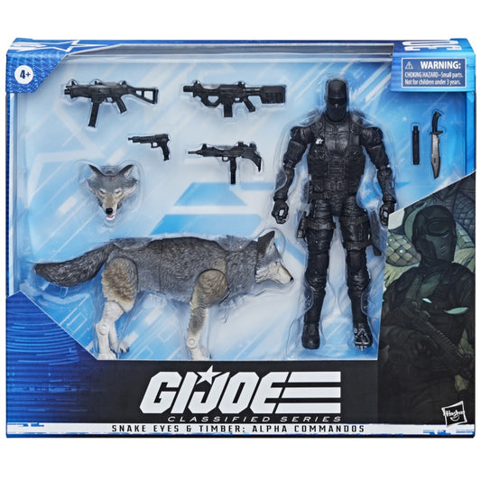 Figura Snake Eyes & Timber: Alpha Commandos - Gi Joe Classified Series Hasbro