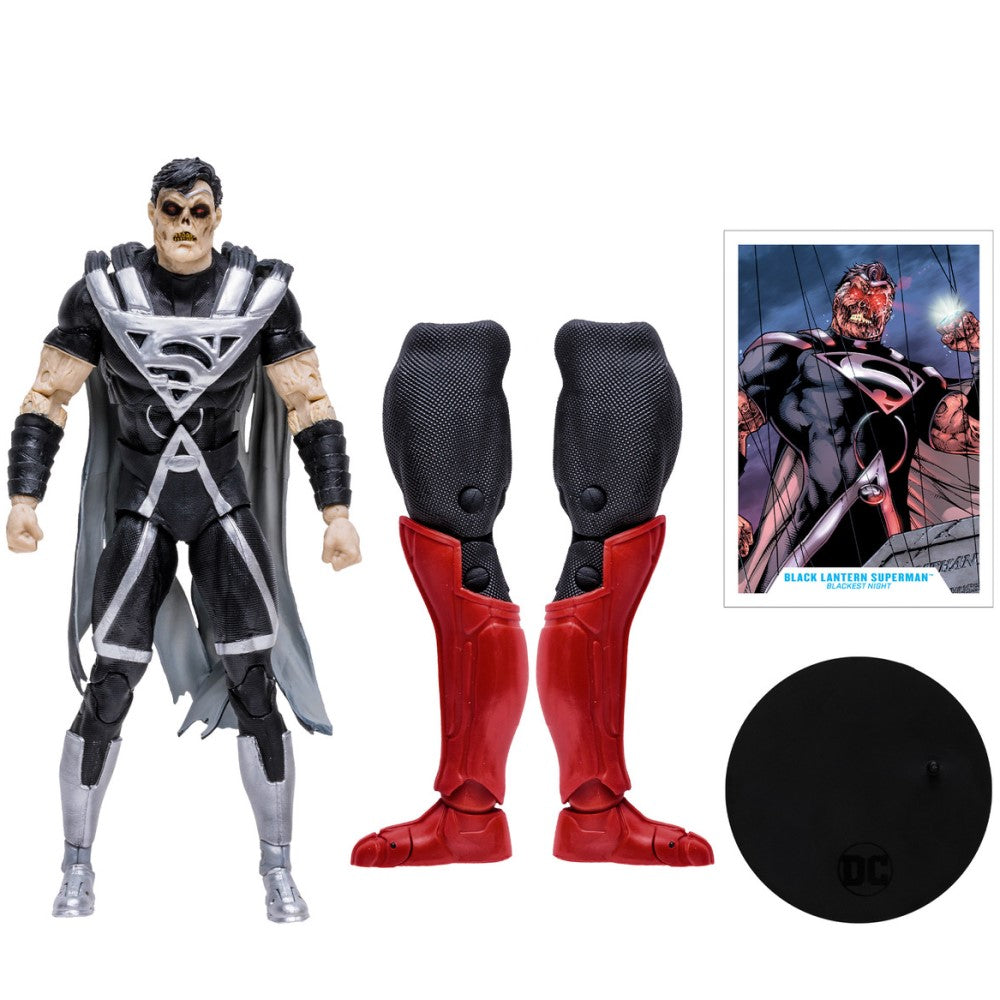 Figura Black Lantern Superman - Blackest Night Dc Multiverse Mcfarlane