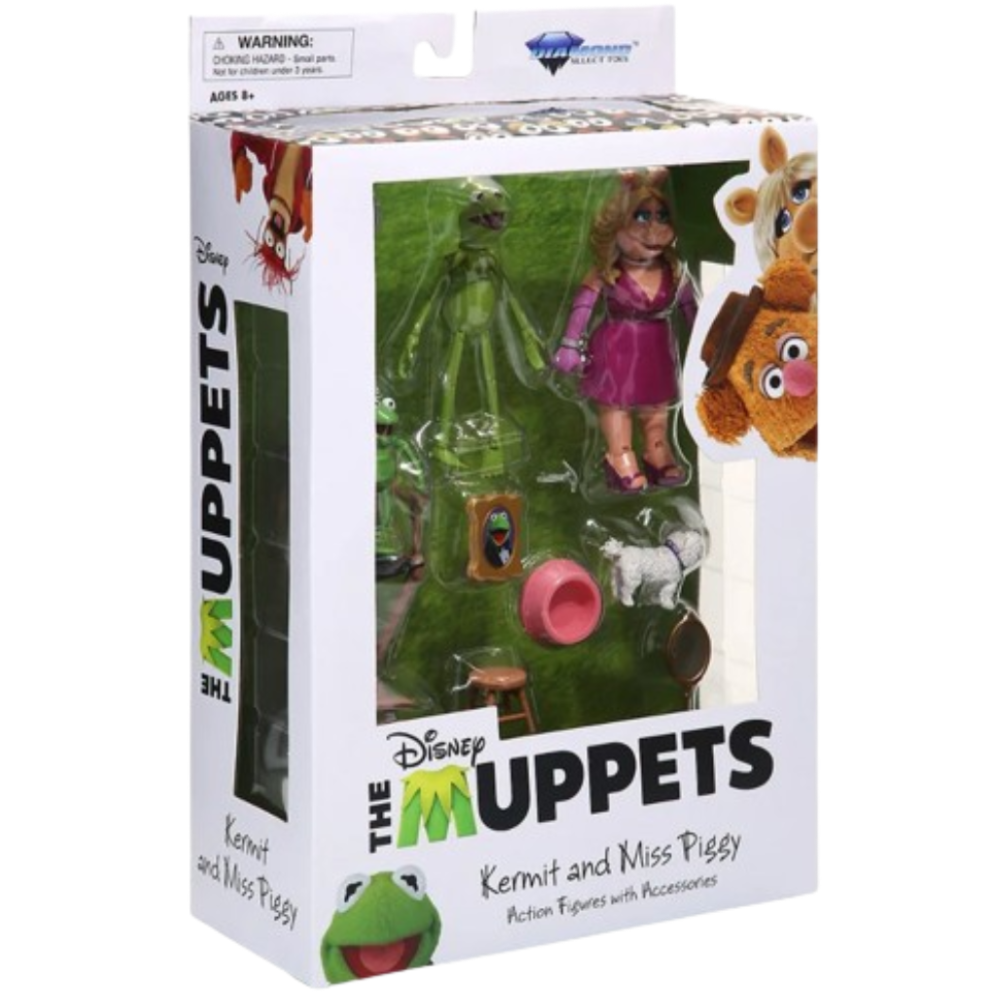 Figuras De Kermit And Miss Piggy - The Muppets Select Toys