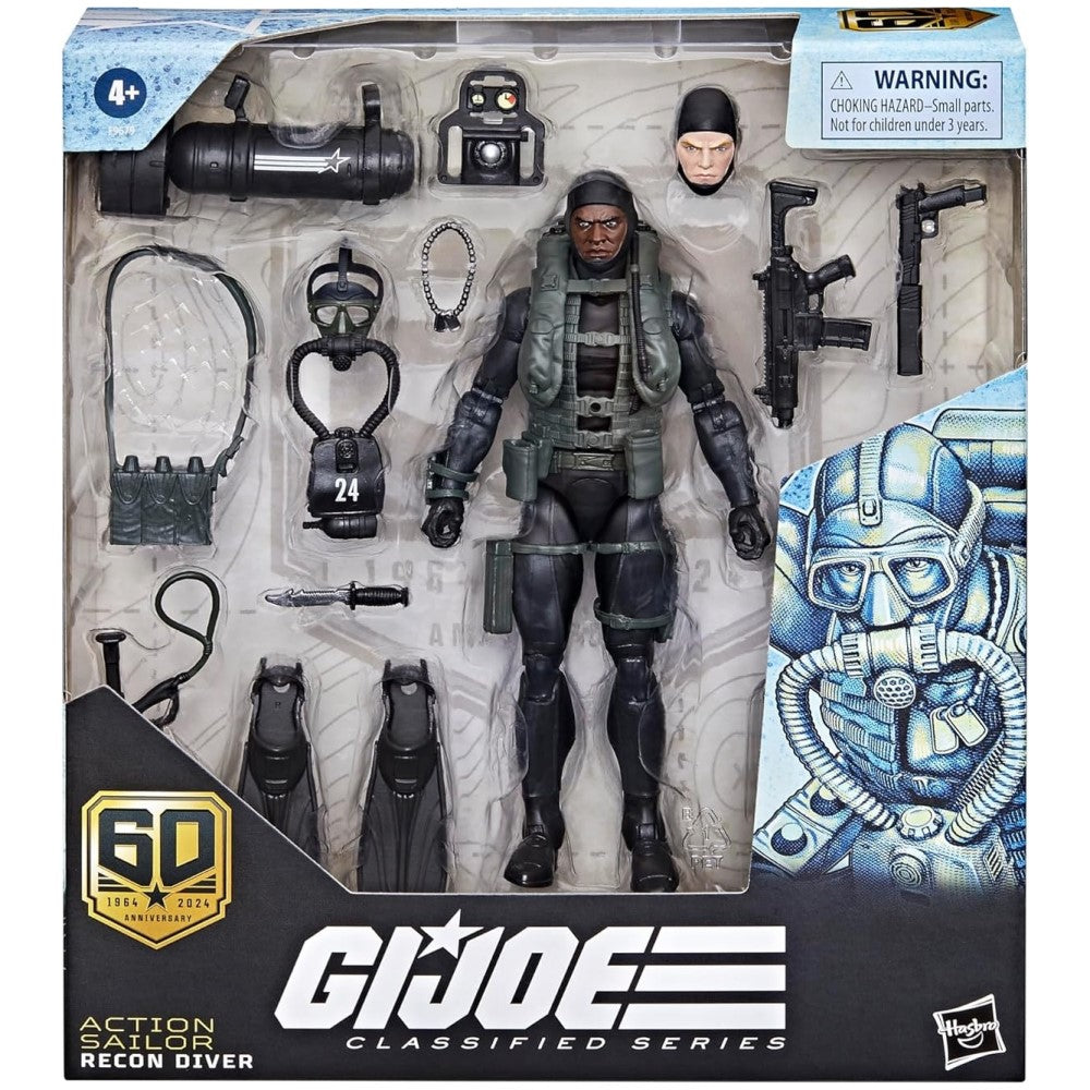 Figura Sailor Recon Diver - Gi Joe 60 Anniversary Classified Series Hasbro