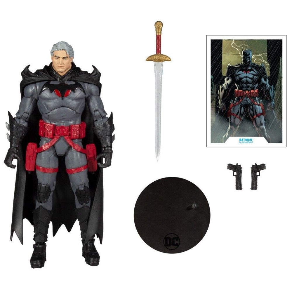 Figura Batman Unmasked Flashpoint Dc Multiverse Mcfarlane