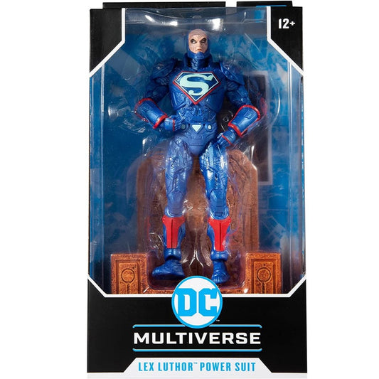 Figura Lex Luthor Power Suit (Blue) - Justice League: The Darkseid War Dc Multiverse Mcfarlane