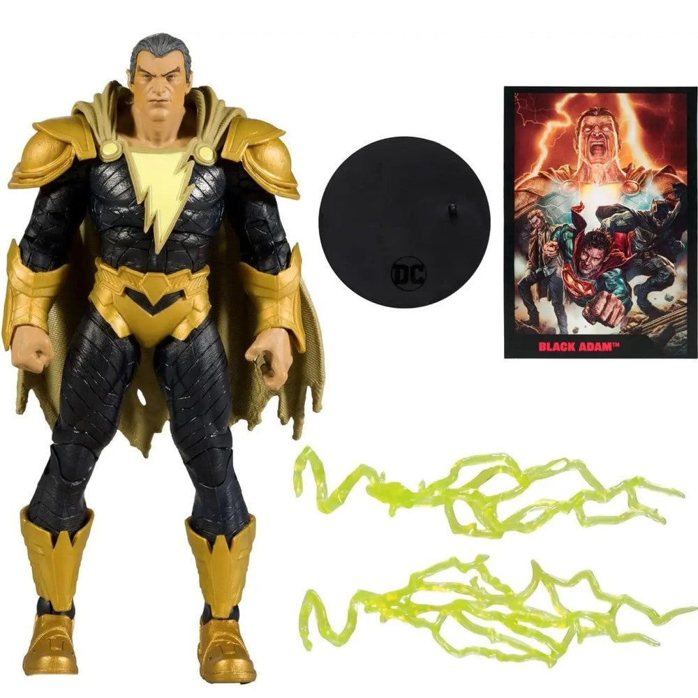 Figura Black Adam + Comic En Ingles - Black Adam Page Punchers Mcfarlane