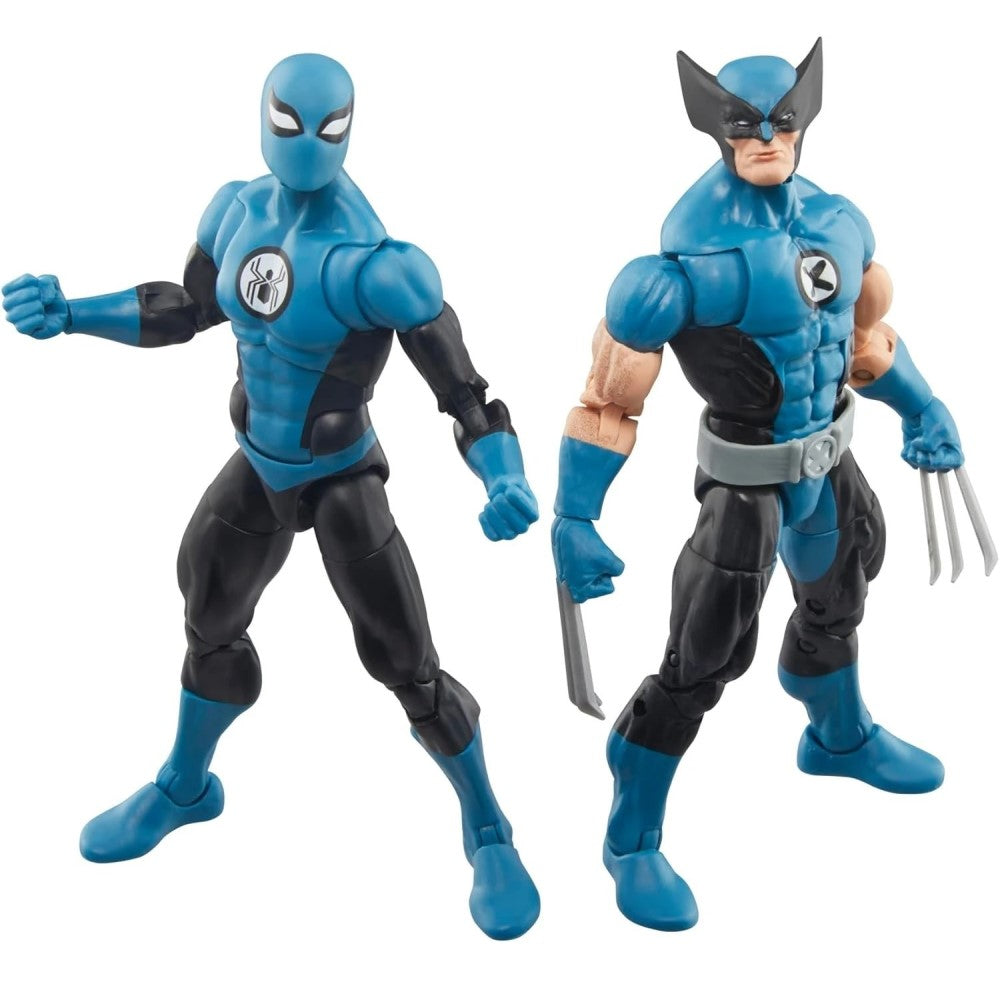 Pack De Figuras Wolverine & Spiderman - Fantastic Four Marvel Legends Hasbro