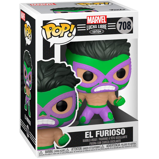 Funko Pop Marvel Lucha Libre - El Furioso #708