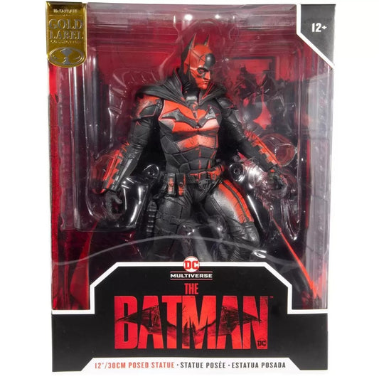 Estatua Posada Batman - The Batman Gold Label Dc Multiverse Mcfarlane