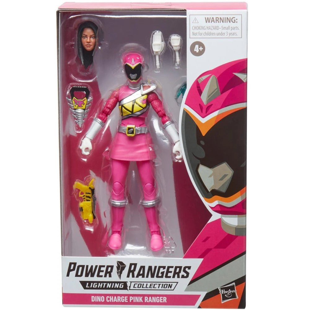 Figura Dino Charge Pink Ranger - Power Rangers Lightning Collection Hasbro