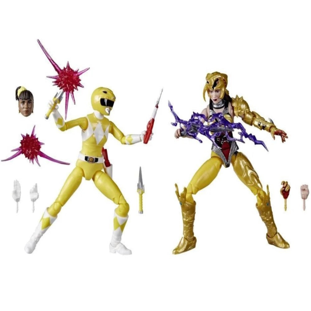 Figura Mighty Morphin Yellow Ranger & Mighty Morphin Scorpina - Power Rangers Lightning Collection Hasbro