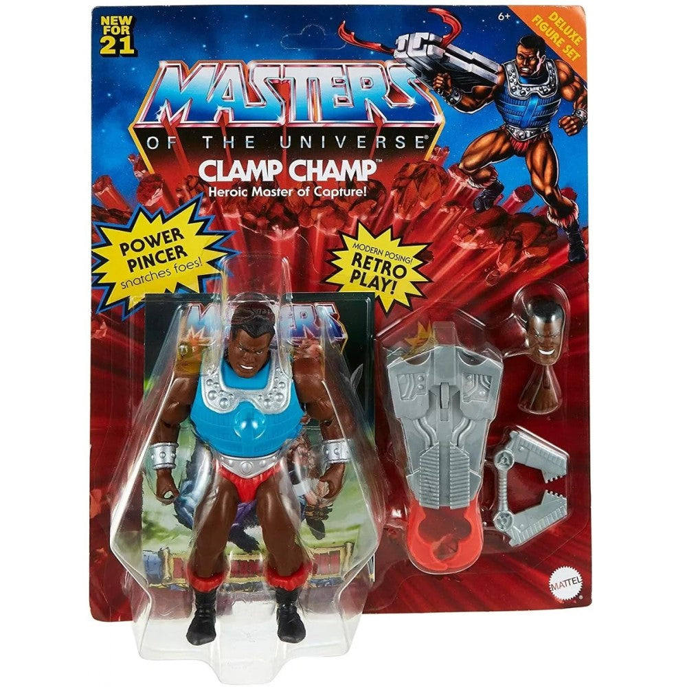 Figura Clamp Champ - Master Of The Universe Retro Mattel