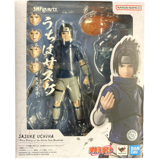 Figura Sasuke Uchiha Ninja Prodigy Of The Uchiha Clan Bloodline - Naruto Shippuden S. H. Figuarts Bandai