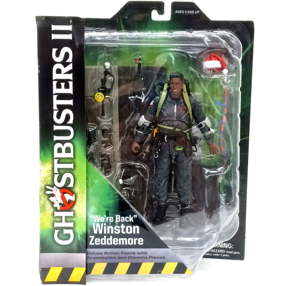 Figura "We're Back" Winston Zeddemore - Ghostbuster II Select Toys